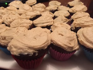 Chocolate Cupcake with Peanut Butter Frosting