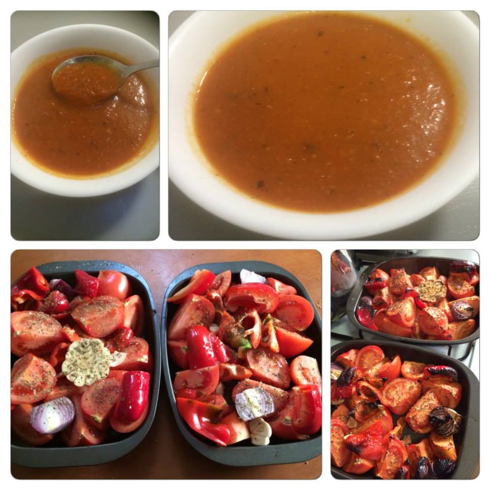 Roast Tomato and Garlic Soup