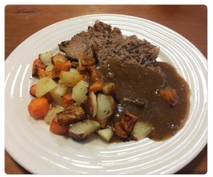 SC French Onion Roast Beef with Roast Vegetable Medley