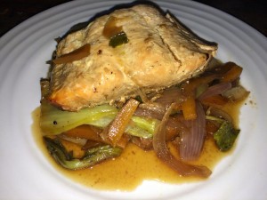 SC Salmon with Asian Greens