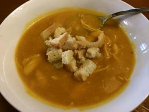 Thai Pumpkin Soup with Chicken
