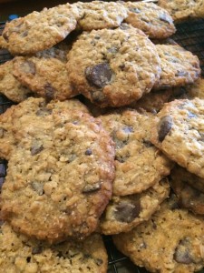 Choc Oat Cookies