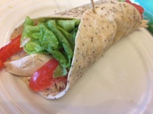 Chia Wrap with Milk Poached Chicken