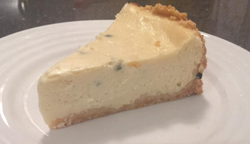 Baked Passionfruit Cheesecake