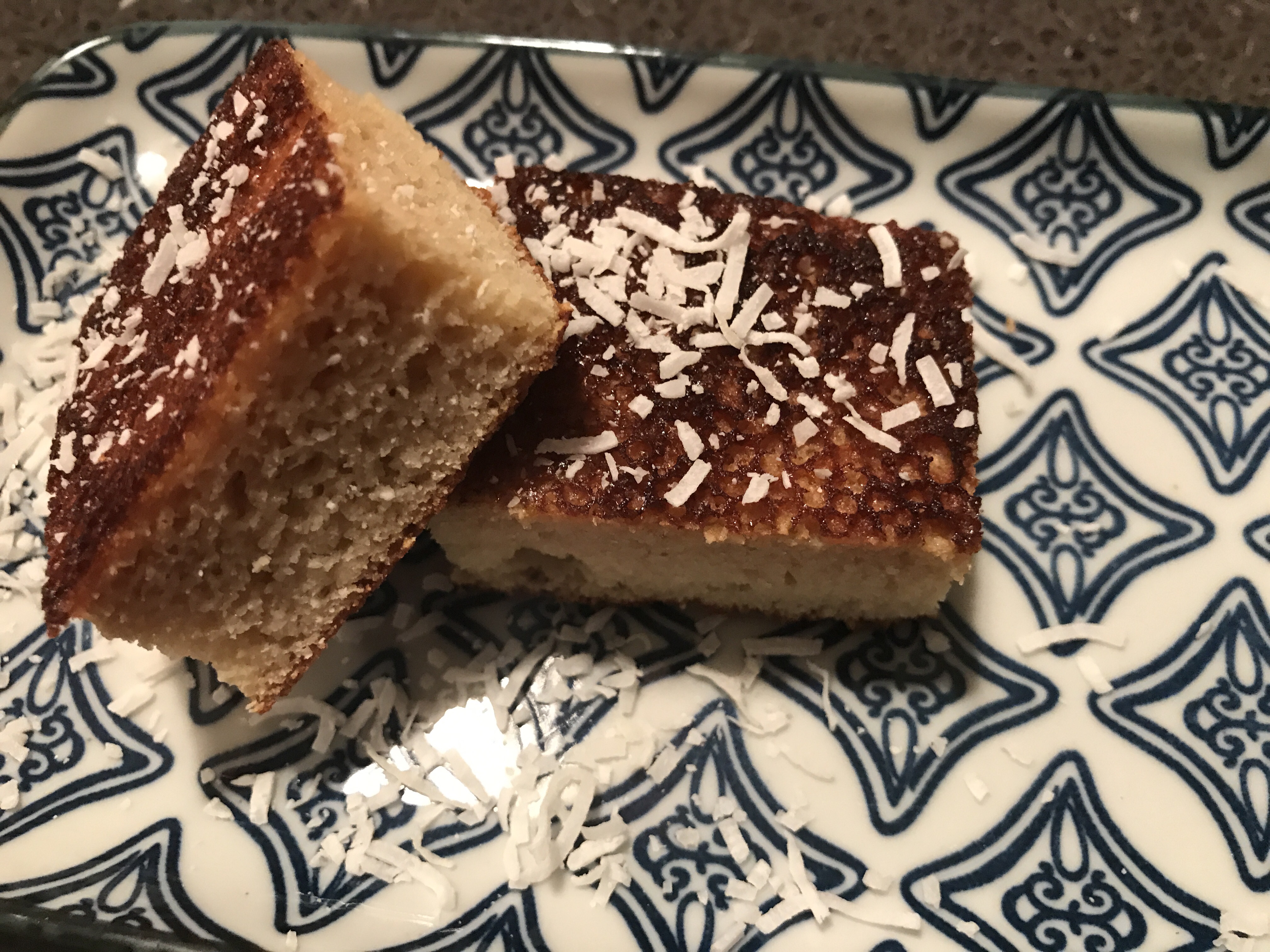 Vanilla Protein Slab Cake